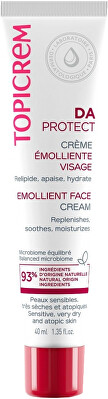 Topicrem - Emolienční pleťový krém DA Protect (Emollient Face Cream) 40 ml