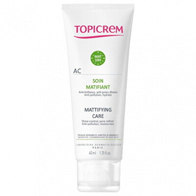 Topicrem - Mattító krém zsíros és érzékeny bőrre AC(Mattifying Care ) 40 ml