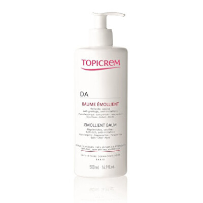 Topicrem - Tělový balzám pro velmi suchou a citlivou pokožku DA (Emollient Balm) 500 ml