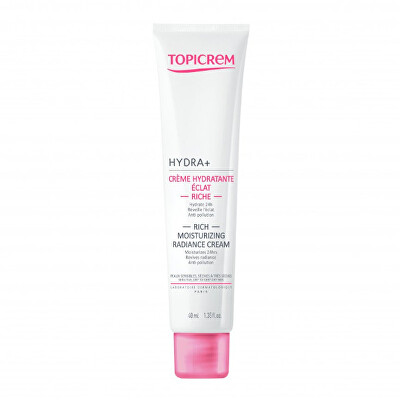 Topicrem - Hydratační výživný krém pro citlivou a suchou pleť HYDRA+ (Rich Moisturizing Radiance Cream) 40 ml