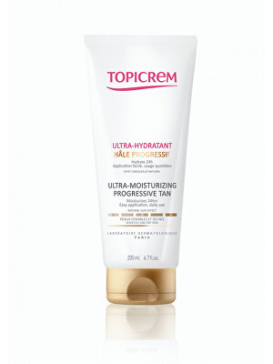 Topicrem - Hydratační samoopalovací mléko (Ultra-Moisturizing Progressive Tan) 200 ml
