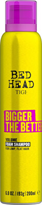 Tigi - Pěnový šampon pro objem vlasů Bed Head Bigger The Better (Volume Foam Shampoo) 200 ml