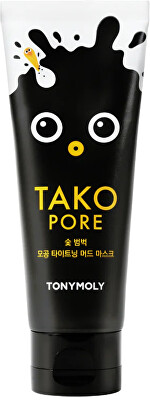 Tony Moly - Čisticí pleťová maska Tako Pore (Tightening Charcoal Mud Mask) 100 g