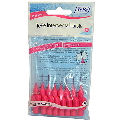 TePe - Mezizubní kartáčky Normal 0,4 mm růžový 8 ks
