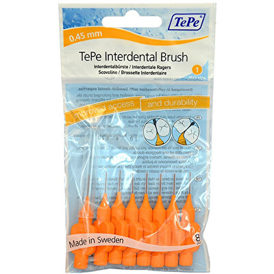 TePe - Mezizubní kartáčky Normal 0,45 mm oranžový 8 ks