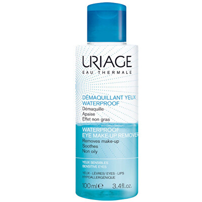 Uriage - Dvoufázový voděodolný odličovač (Waterproof Eye-Makeup Remover) 100 ml