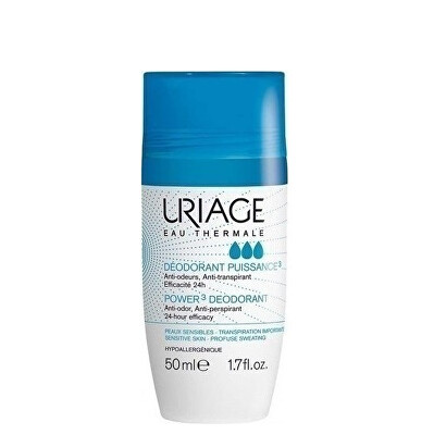Uriage - Kuličkový deodorant roll-on Puissance3 (Power3 Deodorant) 50 ml