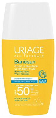 Uriage - Pleťový fluid na opalování SPF 50+ Bariesun (Ultra-Light Fluid) 30 ml