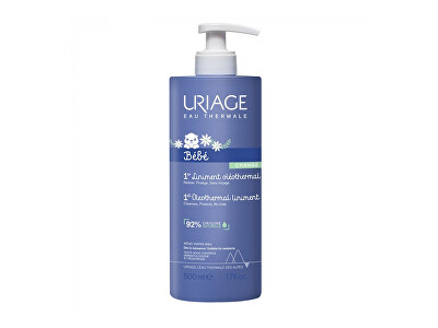Uriage - Dětská čisticí péče pro oblast plenek Bébé (1st Oleothermal Liniment) 500 ml