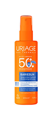 Uriage - Dětský hydratační sprej na opalování SPF 50+ Bariesun Moisturizing Kid Spray 200 ml
