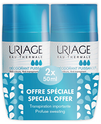 Uriage - Sada kuličkových deodorantů Power 3 Deodorant Duo
