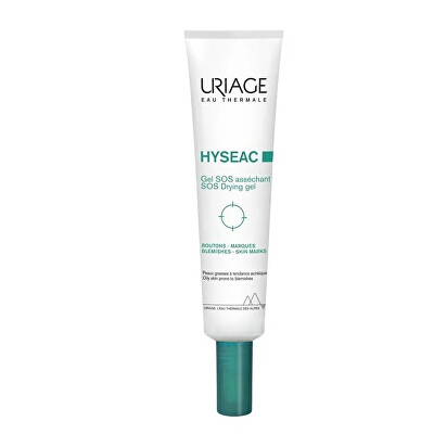 Uriage - SOS Vysušující gel pro smíšenou až mastnou pleť s akné Hyséac (SOS Drying Gel) 15 ml