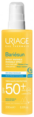 Uriage - Neparfemovaný sprej na opalování SPF 50+ Bariesun (Invisible Spray) 200 ml
