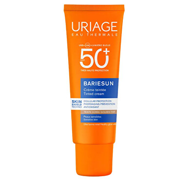 Uriage - Tónovaný ochranný krém SPF 50+ Bariesun Gold Tinted Cream 50 ml