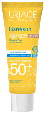 Uriage - Tónovaný pleťový krém na opalování SPF 50+ Bariesun Golden Tint (Tinted Cream) 50 ml