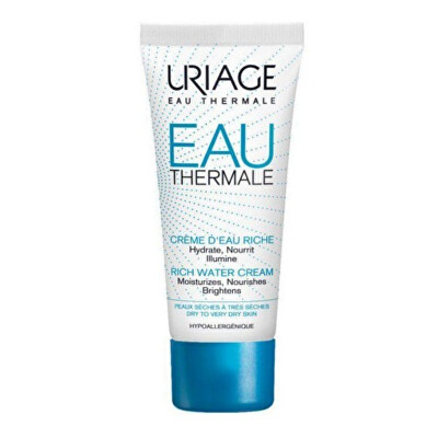 Uriage - Výživný a hydratační krém pro suchou až velmi suchou pleť Eau Thermale (Rich Water Cream) 40 ml