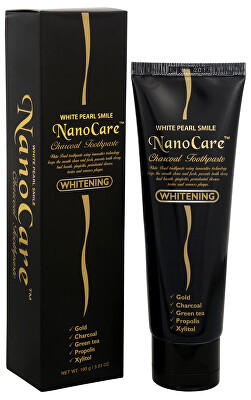 VitalCare - Bělicí zubní pasta White Pearl NanoCare Black Gold 100 g