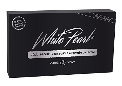 VitalCare - Bělicí proužky na zuby s aktivním uhlíkem White Pearl