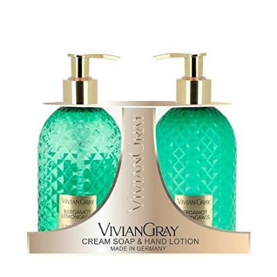 Vivian Gray - Kosmetická sada Bergamot & Lemongrass (Cream Soap & Hand Lotion)