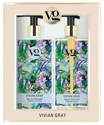 Vivian Gray - Kosmetická sada Wild Orchid (Cream Soap & Hand Lotion)
