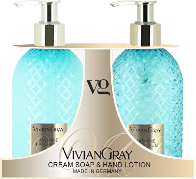Vivian Gray - Kosmetická sada péče o ruce Jasmine & Patchouli (Cream Soap & Hand Lotion)