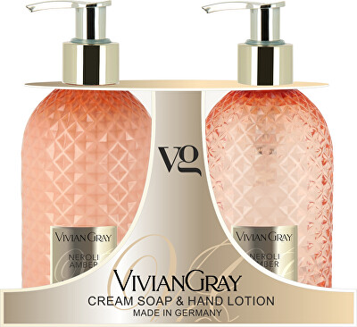 Vivian Gray - Kosmetická sada péče o ruce Neroli & Amber (Cream Soap & Hand Lotion)