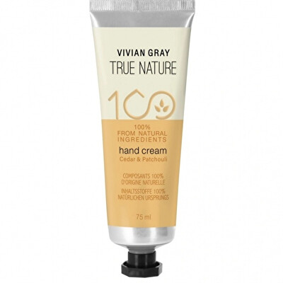 Vivian Gray - Krém na ruce True Nature Cedar & Patchouli (Hand Cream) 75 ml