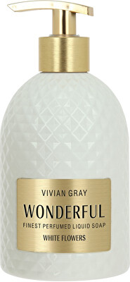 Vivian Gray - Luxusní tekuté mýdlo Wonderful White Flowers (Liquid Soap) 500 ml