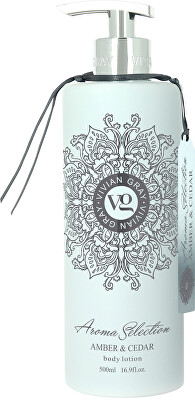 Vivian Gray - Tělové mléko Aroma Selection Amber & Cedar (Body Lotion) 500 ml