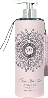 Vivian Gray - Tělové mléko Aroma Selection Lotus & Rose (Body Lotion) 500 ml