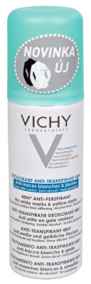 Vichy - 48hodinový deodorant antiperspirant ve spreji proti bílým a žlutým skvrnám 125 ml