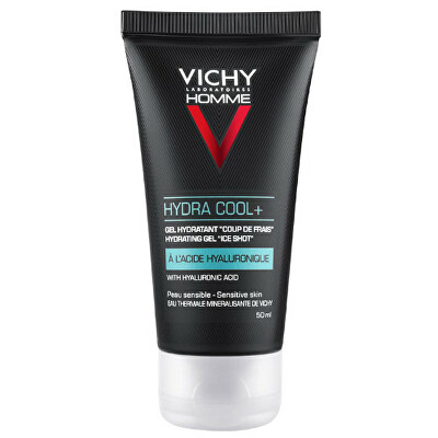Vichy - Hydratační pleťový gel s chladivým účinkem Homme Hydra Cool+ (Hydrating Gel Ice Shot) 50 ml