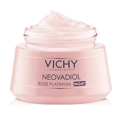 Vichy - Noční rozjasňující a obnovující krém pro zralou pleť Neovadiol Rose Platinum (Replumping Night Care) 50 ml