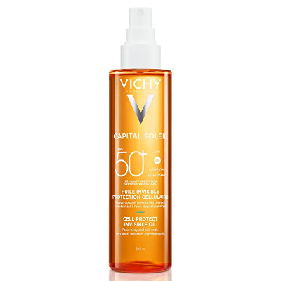 Vichy - Neviditelný olejový sprej na opalování SPF 50+ Capital Soleil (Cell Protect Invisible Oil) 200 ml