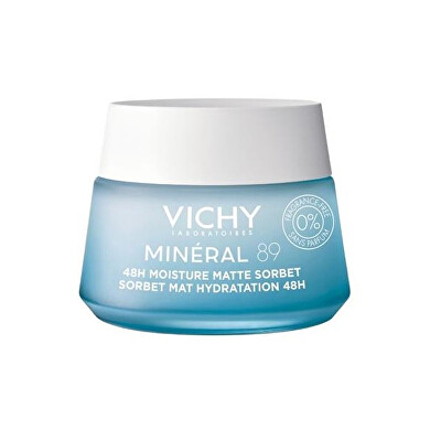 Vichy - Hydratační matující pleťový gel Minéral 89 (48H Moisture Matte Sorbet) 50 ml