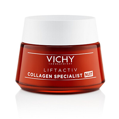 Vichy - Noční krém proti vráskám a snižování kvality kolagenu v pleti Liftactiv Collagen Specialist Nuit 50 ml