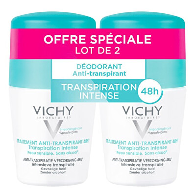 Vichy - Sada kuličkových deodorantů proti nadměrnému pocení 2 x 50 ml
