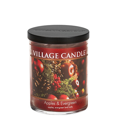 Village Candle - Vonná svíčka Apples & Evergreen 396 g