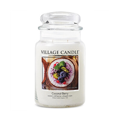 Village Candle - Vonná svíčka ve skle Coconut Berry 602 g