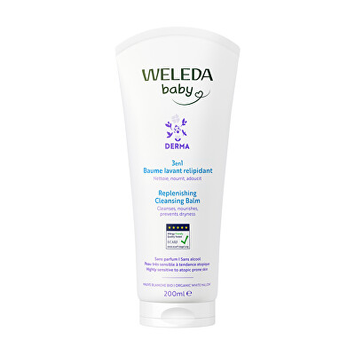 Weleda - Mycí balzám Baby 3v1 Derma (Replenishing Cleansing Balm) 200 ml