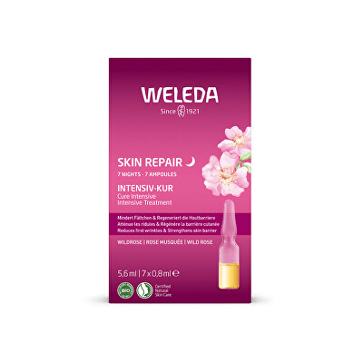 Weleda - 7 denní intenzivní kúra Divoká růže Skin Repair (Intensive Treatment) 7 x 0,8 ml