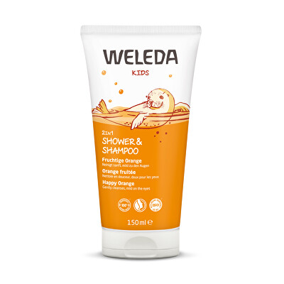 Weleda - Sprchový krém a šampon 2 v 1 Šťastný pomeranč 150 ml