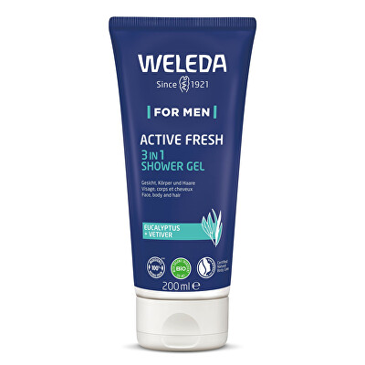 Weleda - Pánský sprchový gel Active Fresh (3 in 1 Shower Gel) 200 ml
