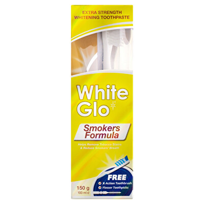 White Glo - Zubní pasta Smokers Whitening Toothpaste 150 g