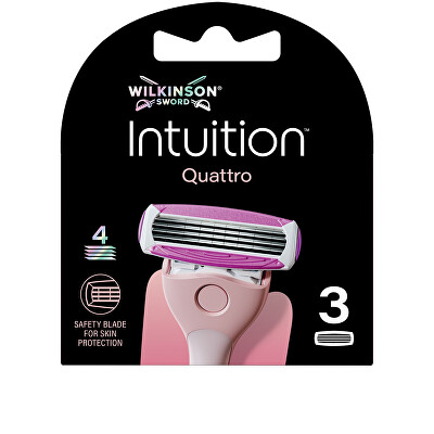Wilkinson Sword - Náhradní hlavice Wilkinson Quattro for Women 3 ks