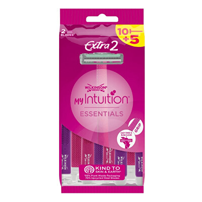 Wilkinson Sword - Jednorázový holicí strojek My Intuition Essentials 10 + 5 ks