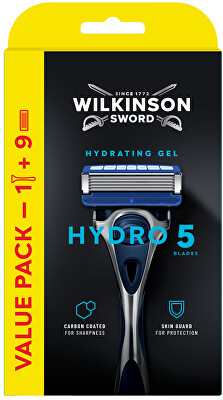 Wilkinson Sword - Holicí strojek Hydro 5 Skin Protection + 9 hlavic