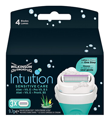 Wilkinson Sword - Náhradní hlavice Wilkinson Intuition Naturals Sensitive 3 ks