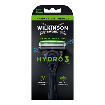 Wilkinson Sword - Holicí strojek Hydro 3 Black Edition + 1 hlavice