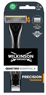Wilkinson Sword - Holicí strojek pro muže Quattro Essential Precision Trimmer